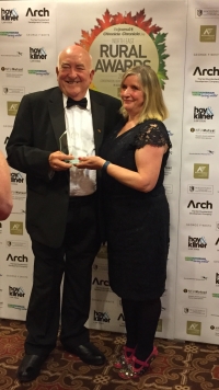 Richard Slade receives the Tourism and Hospitality Award