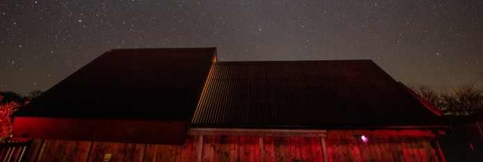 Battlesteads Observatory Under Stars