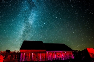 The Milky Way over Battlesteads Dark Sky Observatory